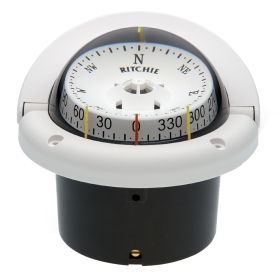 Ritchie Hf-743W Helmsman Compass Flush Mount - White