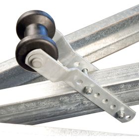 Ce Smith 4" Adj Keel Roller Assembly F/ 2" Tongue Black